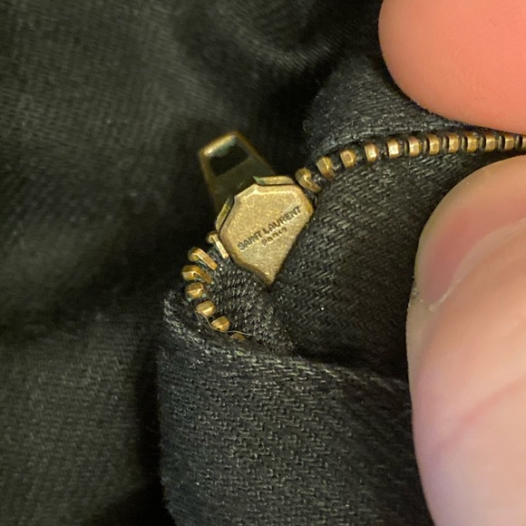 SOLD Saint Laurent Distressed Denim - Picture 8 of 8